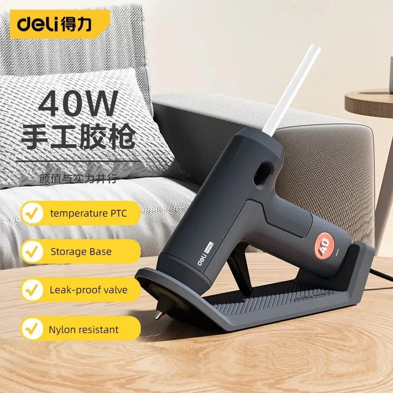 Heat Gun Small - デリ 40 ワットホットメルトグルーガン 7 ミリメートル透明スティックのりミニガン家庭用電気熱温度ガン修復ツールスティックセット