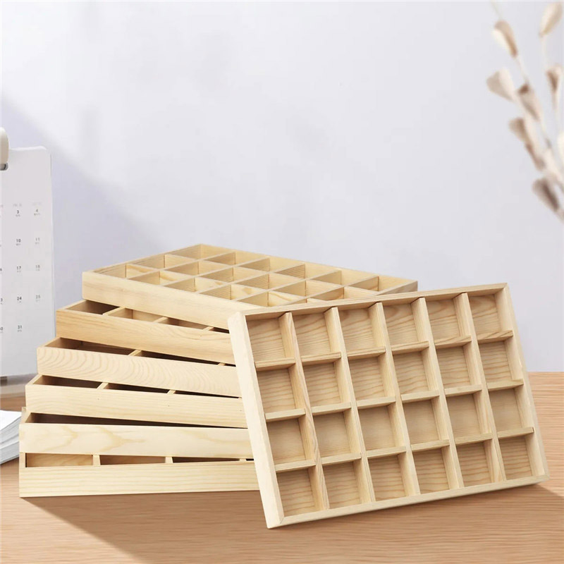 Wood Ring Blank - 木製ジュエリーオーガナイザートレイイヤリングリングネックレスジュエリー収納スタンドディスプレイホルダーボックス取り外し可能な木製バテンスペーサー