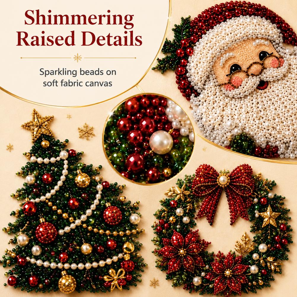クリスマス サンタクロース パールアート DIYキット 額入 - Resin Craft Kit のレビューと価格
