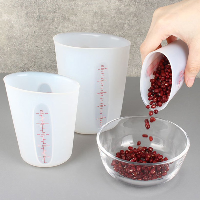 スケール付きシリコン計量カップ、DIY石膏、エポキシ樹脂接着 - Mixing Cup Silicone のレビューと価格