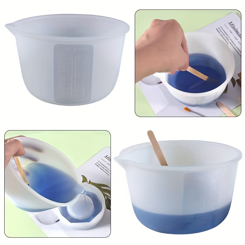 シリコン計量カップ、600ml/20oz&100mlの増粘・ - Mixing Cup Silicone のレビューと価格