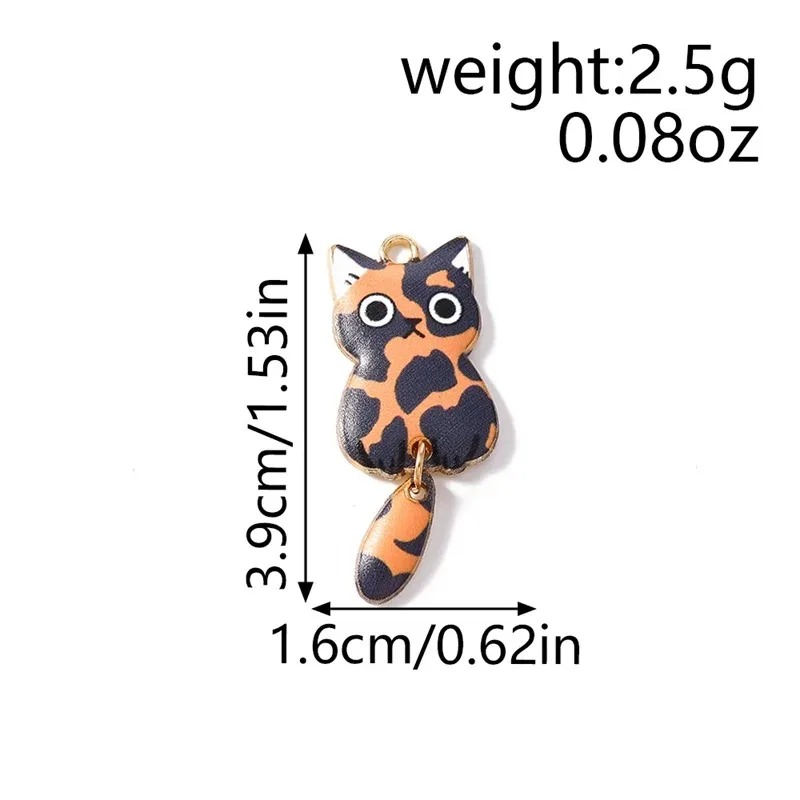 10 個 16 × 39 ミリメートルかわいい漫画猫樹脂チャ - Resin Craft Supplies のレビューと価格