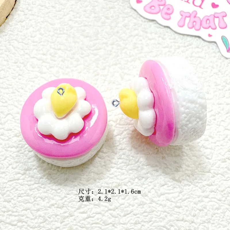 10個入り ミニチュアケーキ型レジンペンダント 可愛いデザー - Resin Craft Supplies のレビューと価格
