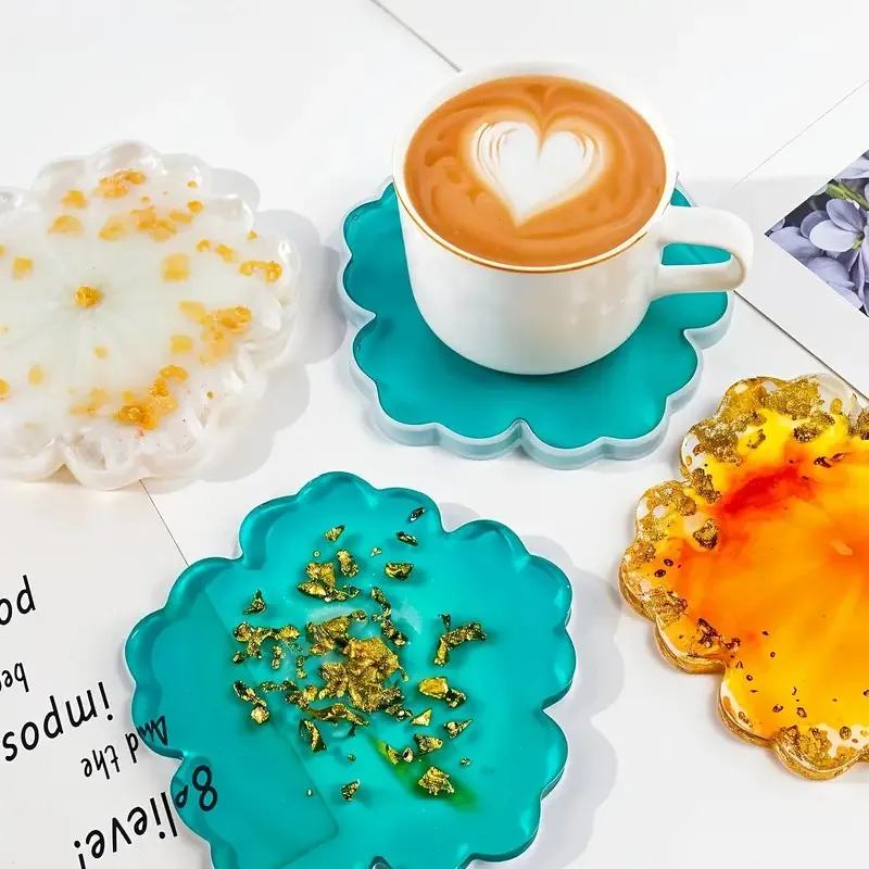 DIY桜型シリコン樹脂型カスタマイズ可能なジオードコースター - Geode Mold Silicone のレビューと価格