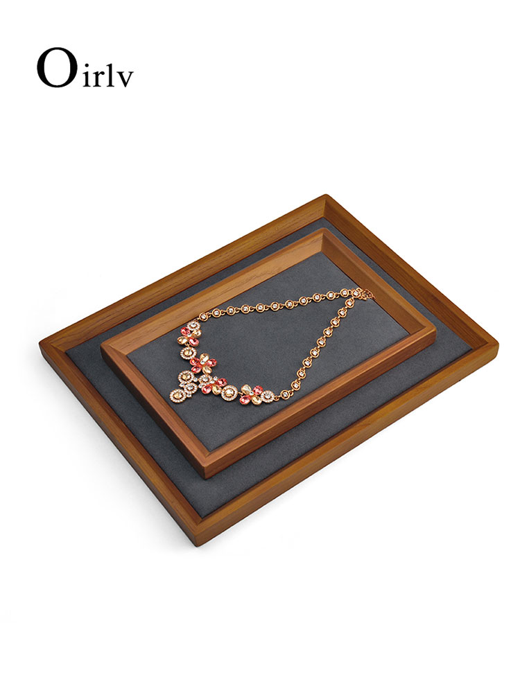 Oirlv-無垢材のジュエリーディスプレイ,積み重ね可能なト - Wood Ring Blank のレビューと価格