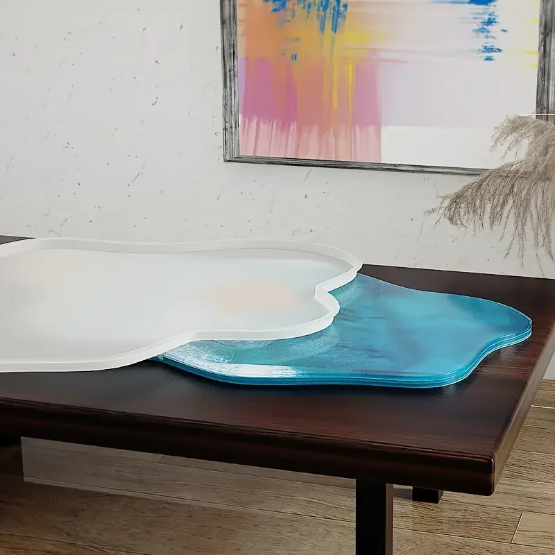 大型61cm不規則形状トレイ エポキシ樹脂シリコンモールド  - Resin Ocean Wave Mold のレビューと価格