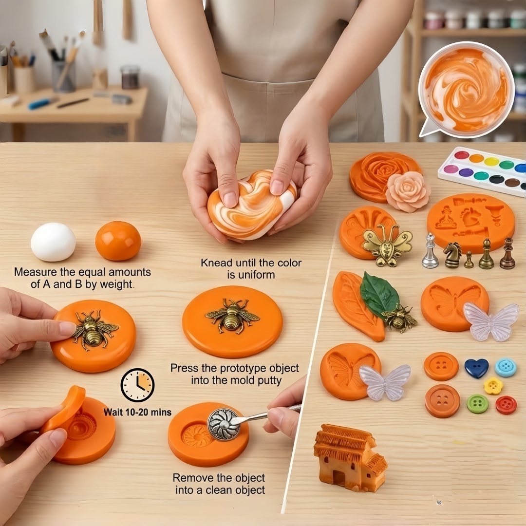 シリコンパテ DIY クラフトセット 柔軟で長持ちする樹脂ア - Resin Craft Kit のレビューと価格
