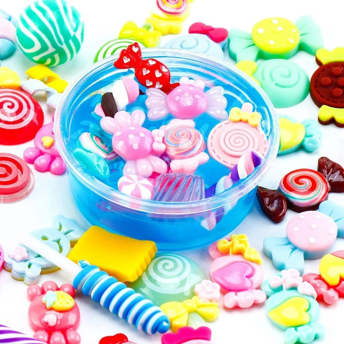 ミックスレジンスイーツフラットバックスライムチャームセット、 - Resin Craft Supplies のレビューと価格