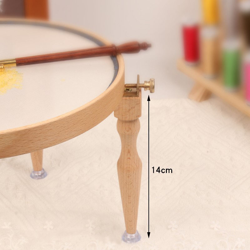 3/4 個調整可能なポータブル木製刺繍フープスタンド手作りク - Wood Ring Blank のレビューと価格