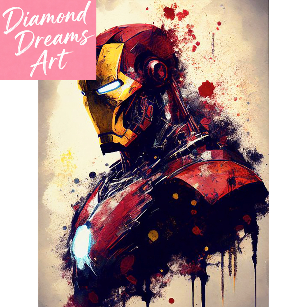 マーベル DIY ダイヤモンドペインティングセット漫画アイア - Resin Craft Kit のレビューと価格