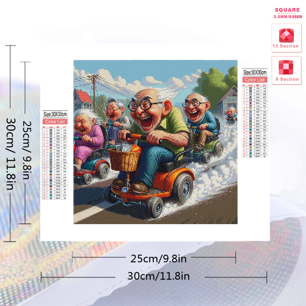 Momoart 5D DIY ダイヤモンドモザイク老人カップ - Resin Craft Kit のレビューと価格