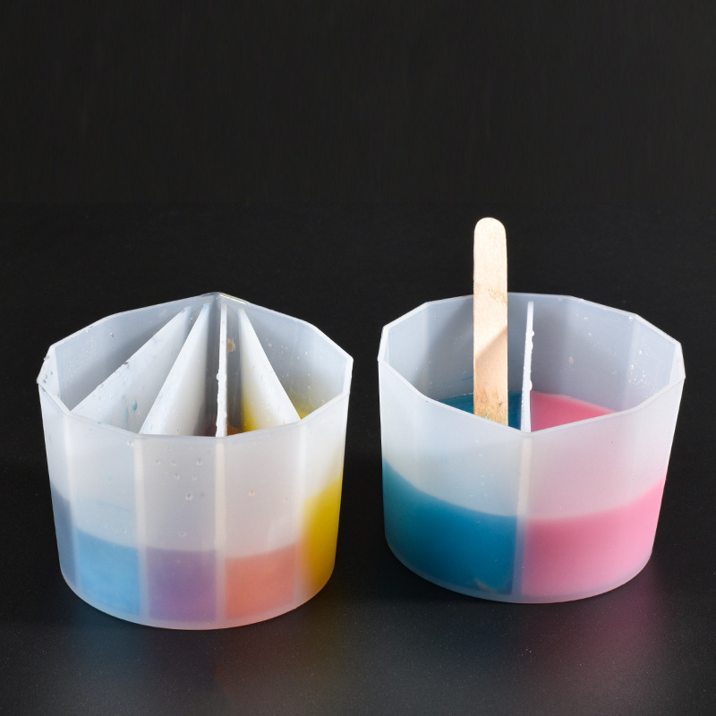 ペイントポーリング用分割カップ、流体アート、アクリル絵画用の - Mixing Cup Silicone のレビューと価格