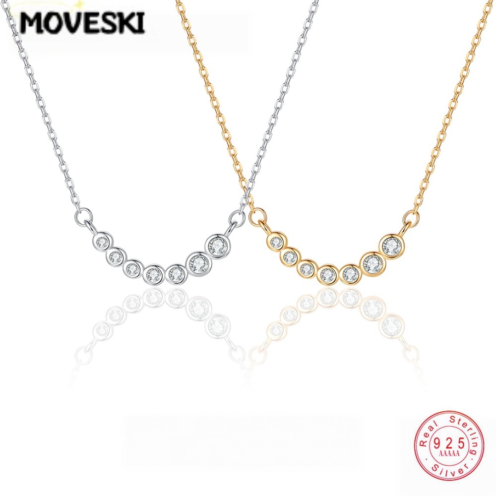 MOVESKI ベゼルセット ラウンド モアサナイト スマイ - Bezels Set Pendant のレビューと価格