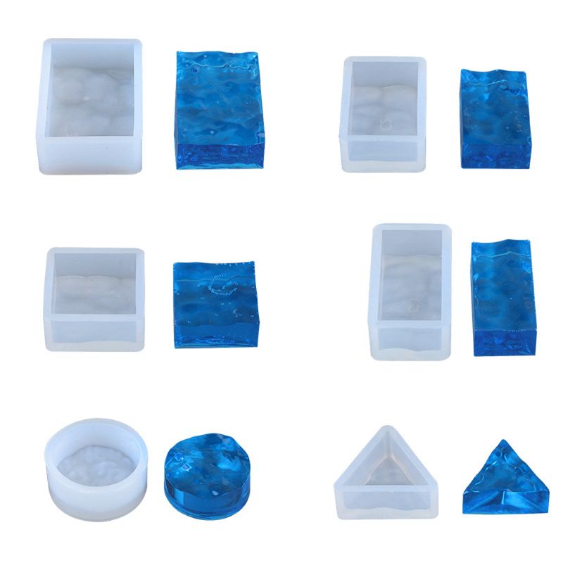 4個入り海波樹脂型セット、水紋エポキシジュエリー製作キット、 - Resin Ocean Wave Mold のレビューと価格