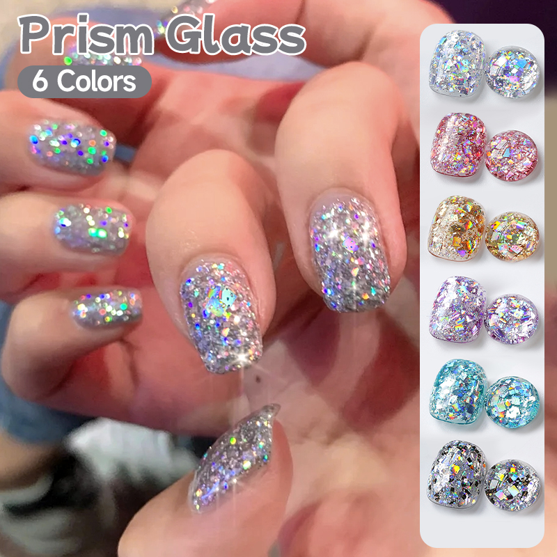UR SUGAR 6個入りチャンキーグリッタージェルネイルポ - Resin Glitter Pack のレビューと価格