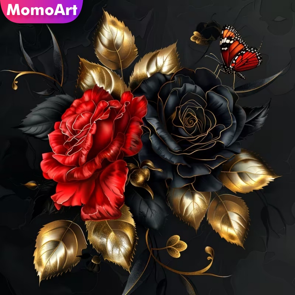 Momoart 5D DIY ダイヤモンドモザイクフラワー  - Resin Craft For Beginners のレビューと価格