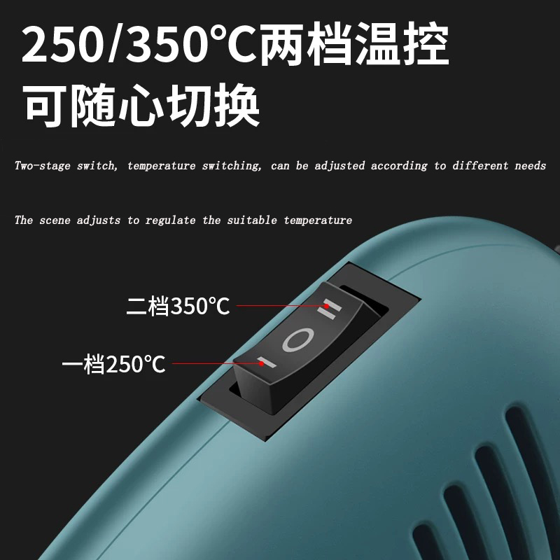 ホットエアガン小型ポータブル高温溶接ガン手動DIYベーキング - Heat Gun Small のレビューと価格