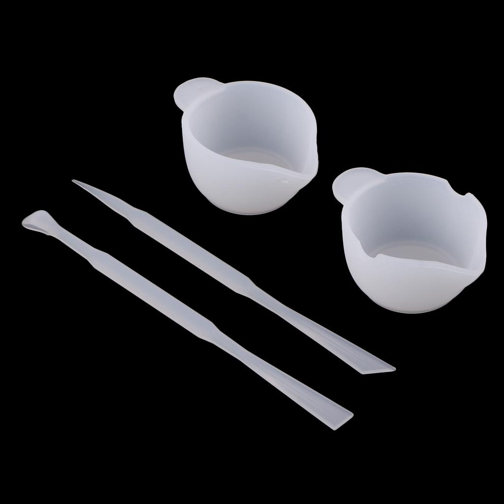 樹脂混合カップとシリコンスプーンセット、DIYクラフトやジュ - Mixing Cup Silicone のレビューと価格