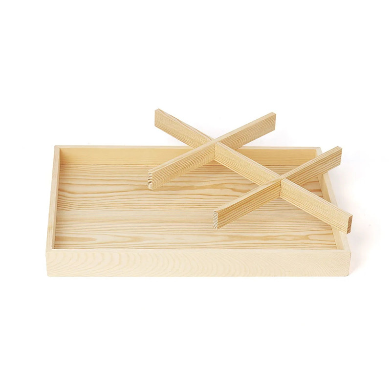 木製ジュエリーオーガナイザートレイイヤリングリングネックレス - Wood Ring Blank のレビューと価格