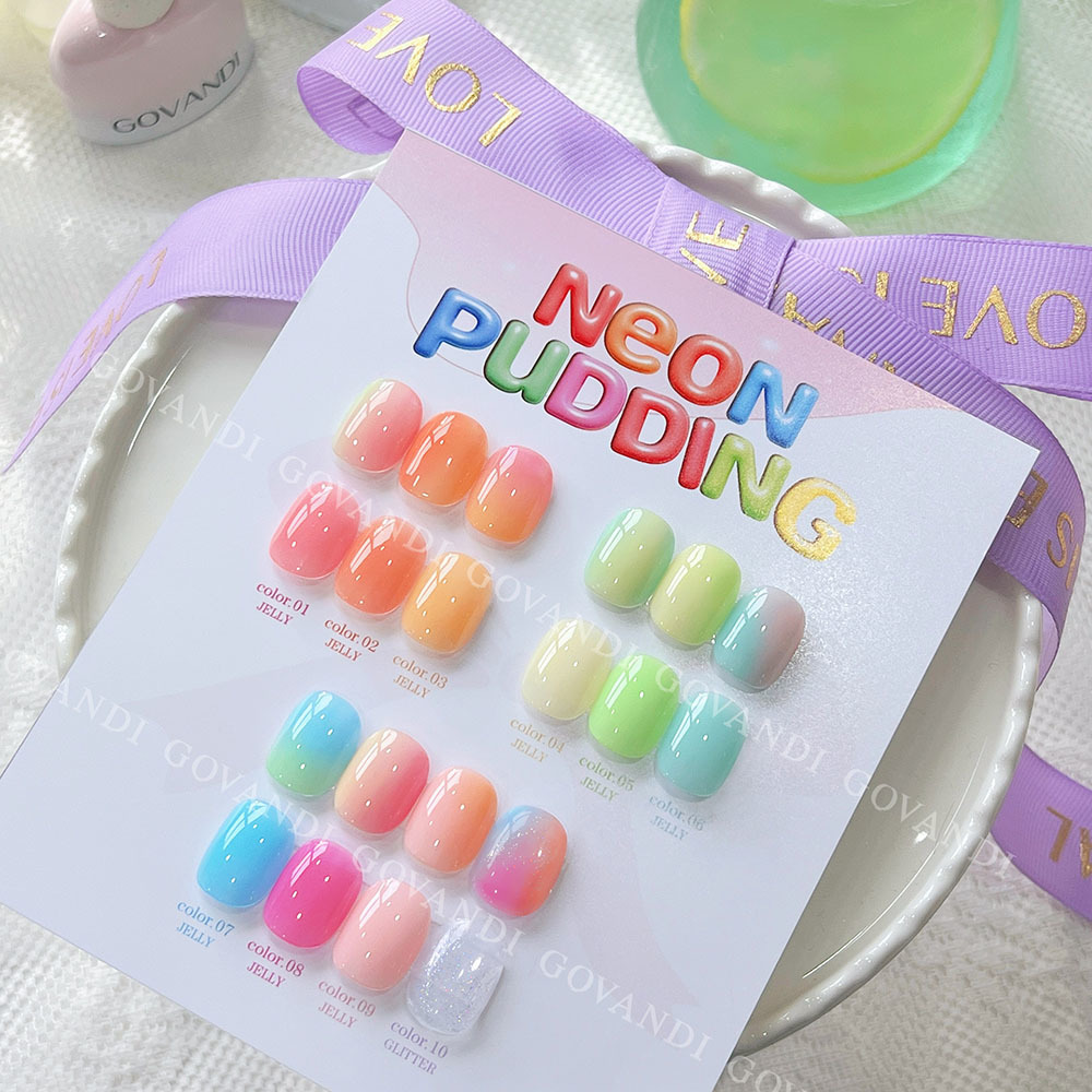 春夏10個入りアイスクリームジェルネイルポリッシュセットソー - Resin Glitter Pack のレビューと価格